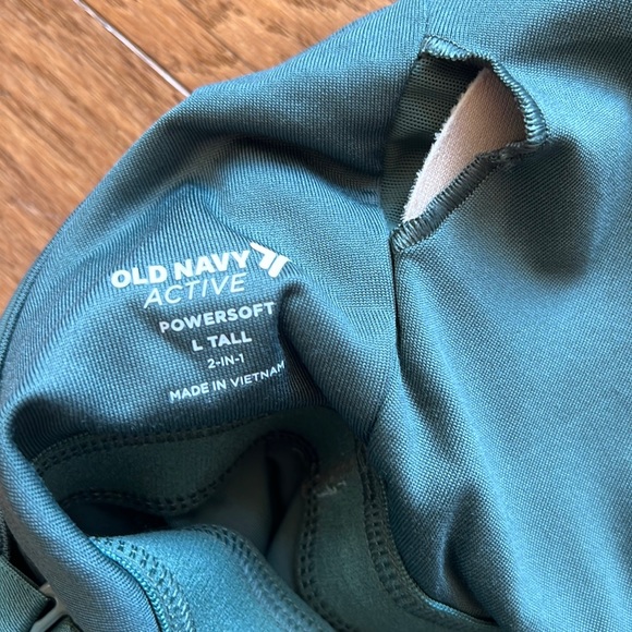 💚OLD NAVY ACTIVE SLEEVELESS POWERSOFT 2 IN 1 PERFORMANCE MINI SKORT/DRESS-GREEN - Picture 10 of 16